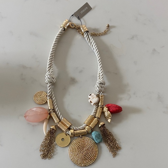 Chico's Jewelry - NWT Chico's Gold and Multicolor Statement Necklace